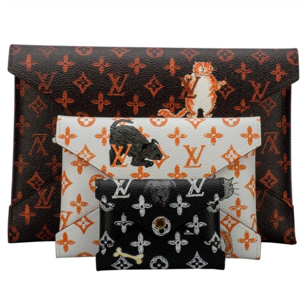 New Louis Vuitton Grace Coddington Cats Pouchettes Bags